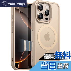 �y���������zJETech iPhone 16 Pro Max 6.9�C���`�p �}�O�l�b�g �P�[�X �J�����R���g���[���L���v�`���{�^�� MagSafe�ɑΉ� �������̃}�b�g�w�� ���^ �ϏՌ� �J�o�[ �F�F�f�U�[�g�`�^�j�E��