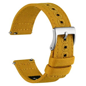 �y���������z[WOCCI] ���v�x���g �L�����o�X 18mm 19mm 20mm 22mm 24mm �r���v�o���h �h�z���ւ��x���g Quick Release �F�F�C�G���[/�V���o�[�o�b�N���A�T�C�Y�F18mm