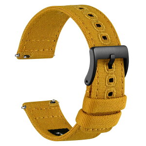 �y���������z[WOCCI] ���v�x���g �L�����o�X 18mm 19mm 20mm 22mm 24mm �r���v�o���h �h�z���ւ��x���g Quick Release �F�F�C�G���[/�u���b�N�o�b�N���A�T�C�Y�F18mm