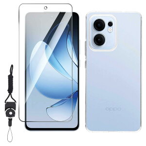 �y���������zNutmeg�y1+1�Z�b�g�zOPPO Reno13 A �K���X�t�B���� + OPPO Reno13 A �P�[�X �N���A �J�o�[ TPU�f�� �S���� �����h�~ �_�炩����G�� �����h�~ �ϏՌ� �ی�t�B���� �d�x9H �C�A�[�� ������