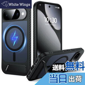 �y���������zFNDMIL Google pixel 6 �p �P�[�X �F�F�u���b�N[Magsafe�Ή�]�X�^���h�t���A�T�C�Y�FGoogle Pixel 10/10Pro