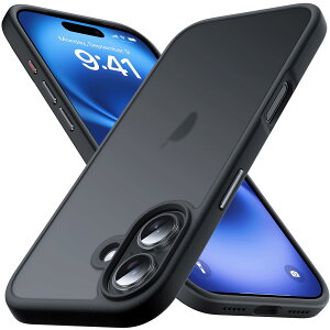 �y���������zAnqrp iPhone 14/15/16 Series �p �P�[�X ������ �F�F�u���b�N�A�T�C�Y�FiPhone 17 [6.3�C���`]