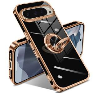 �y���������zGoogle Pixel 10/10 Pro �P�[�X �����O �s�N�Z��10/10 Pro �J�o�[ �����O�t�� �l�C �ϏՌ� �ČRMIL�K�i ���^���b�N�Ȏ��� TPU �y�� �g�уJ�o�[ �X�^���h�@�\ �ԍڃz���_�[�Ή� 360°��] �w��