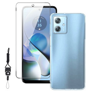 �y���������zNutmeg�y1+1�Z�b�g�z�Ή� Moto G64 5G / G64y 5G ��p�K���X�t�B���� ���g���[�� g64 / g64y ��p�P�[�X �N���A TPU�f�� �S���� �����h�~ �_�炩����G�� �����h�~ �ϏՌ� �ی�t�B���� �d