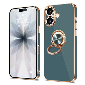 �y���������ziPhone 16e �P�[�X �����O�t�� �ϏՌ� �A�C�t�H��16e �����O �J�o�[ 360°��] �X�^���h�@�\ TPU �ԍڃz���_�[�Ή� 6.1�C���` �����Y�ی� �X�g���b�v�z�[���t�� �F�F�O���[�A�T�C�Y�Fip