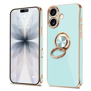 �y���������ziPhone 16e �P�[�X �����O�t�� �ϏՌ� �A�C�t�H��16e �����O �J�o�[ 360°��] �X�^���h�@�\ TPU �ԍڃz���_�[�Ή� 6.1�C���` �����Y�ی� �X�g���b�v�z�[���t�� �F�F�C�g�V�A���A�T�C