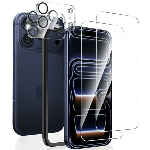 �y���������zSungale �K���X�t�B���� iPhone�t�B���� ���K���X �ی�t�B���� SCREEN PROTECTOR �F�F�N���A�A�T�C�Y�Fiphone17Pro Max