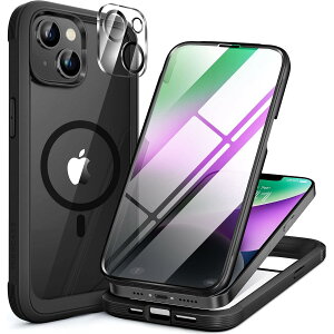 �y���������zMiracase iPhone SE/13/14/15/16/17 �P�[�X 9H�����K���X �t���J�o�[ �F�F�u���b�N�A�T�C�Y�FiPhone14