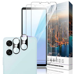 �y���������zNutmeg �Ή� Xperia 10 VI SO-52E / SOG14 / XQ-ES44 �K���X�t�B���� + �J�����t�B���� Xperia 10 VI �t�B�����y���{���Ɏq�f�ށz�G�N�X�y���A10 VI �ی�t�B���� �d�x9H �C�A�[�� �����ߗ� ��U�h