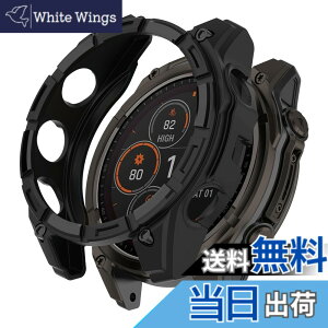 �y���������zHeeNia Garmin �Ή� �P�[�X �V���R���ގ� �ی�P�[�X �J�o�[ �Ռ��z�� ���y�� �_�� �Ռ��h�~ �C�菝�h�~ �ی�J�o�[�p �F�F�u���b�N�A�T�C�Y�FGarmin Quatix 8 51mm