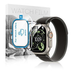 �y���������z�y2���g�zOldstar Apple Watch Ultra 3/2/1 �K���X�t�B���� Oldstar �A�b�v���E�H�b�`�E���g�� 49mm �K�C�h�t�� �����K���X �ی�t�B���� �d�x9H �ώw�� ��U�h�~ �C�A�Ȃ� �����C�� ��ʕی�