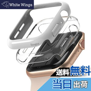 �y���������zJP - Ringke Apple Watch Series 6 / 5 / 4 / SE 40, 44mm Slim �F�FClear & Light Gray (2P)�A�T�C�Y�F[6 / 5 / 4 / SE 44mm]