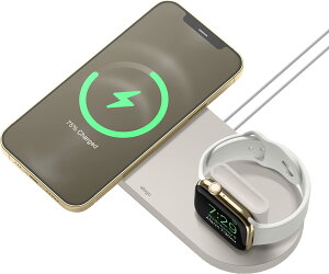 �y���������z�yelago�z MagSafe/AppleWatch �[�d�� �Ή� �X�^���h �g���[ MagSafe�[�d�� AppleWatch�[�d�� 2�� ���� ���[ ��� �h�b�N �P�[�u�����[ �t �i�C�g�X�^���h ���[�h �Ή� ���X�^���h [ �}�O�Z