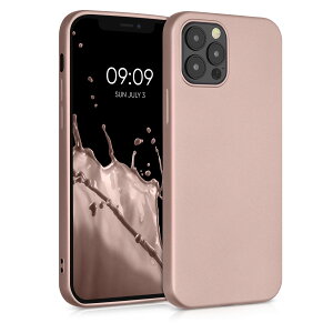 �y���������zkwmobile �X�}�z�P�[�X Apple iPhone 12 / iPhone 12 Pro�Ή� �P�[�X - �ϏՌ� ����~�� �\�t�g TPU �V���R�� - �}�����u���[ �F�F���^���b�N�s���N�S�[���h