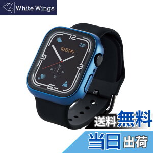 �y���������z�G���R�� Apple Watch series7 45mm �t���J�o�[�P�[�X �v���~�A���K���X �Z���~�b�N�R�[�g �F�F�l�C�r�[