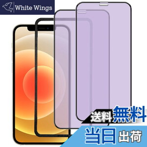 �y���������z�K���X�t�B���� iPhone 13mini �p �y2���Z�b�g�z�S�ʕی� �t�B���� �t���J�o�[ �t����� 5.4�C���`�Ή� �C�A�[�� �\��t���ȒP �F�F�u���[���C�g�J�b�g�A�T�C�Y�FiPhone 12 mini