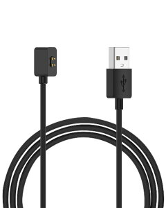 �y���������z�Ή� �X�}�[�g�E�H�b�` �[�d�P�[�u�� �[�d�� USB-A�R�l�N�^ �g�я[�d�� �����ϋv 1m���� �y�� ������ �����^�ѕ֗� �F�F�u���b�N�A�T�C�Y�FXiaomi Smart Band USB Type-A 1�{