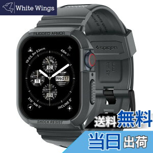 �y���������zSpigen Apple Watch Band Rugged Armor Pro Variation �F�F�_�[�N/�O���[�A�T�C�Y�F2XL