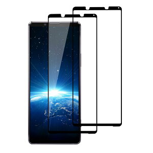 �y���������z�K���X�t�B���� Xperia 10II �p �t���ی� �w��h�~ �u���[���C�g�J�b�g �ϏՌ��� �C�A�[�� �����ߗ� ��������h�~ �\��t���ȒP �F�FHD-�����ׁi2������j�A�T�C�Y�FXperia 1 II �p(SOG0