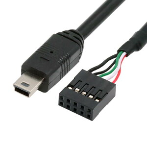 �y���������z�P�[�u��cc 9�s�� 10�s�� USB 2.0 �}�U�[�{�[�h �w�b�_�[ �P�[�u�� �~�j ���j�^�[ �Z���T�[ �p�l�� �J�����p 50cm �F�F�u���b�N