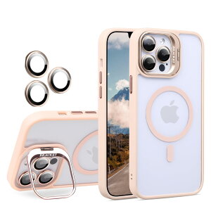 �y���������zKanyaku Iphone12ProMax�p�̃P�[�X MagSafe�Ή� �����Y�ی� �X�^���h���R�ɐؑ� ���C�����X�[�d �ϏՌ� ���΂݂Ȃ� �X�g���b�v�z�[���t�� �E�C���h�E�V���[�Y 6.6 (LKJT-12promax-fen) �F�F�s