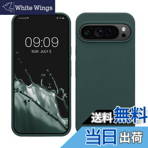 �y���������zkwmobile �X�}�z�P�[�X Google Pixel 9 Pro XL�Ή� �P�[�X - TPU ���L�b�h �V���R�� �J�o�[ - �ϏՌ� ���h�~ �T���T�� Case �F�F�X���[�L�[�u���[�O���[���A�T�C�Y�FPixel 9 Pro XL