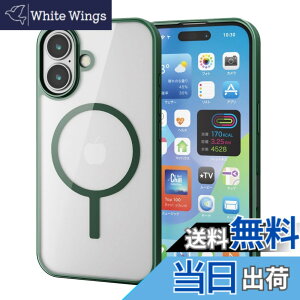 �y���������z�G���R�� iPhone 16 �P�[�X �N���A �}�O�l�b�g MAGKEEP �n�C�u���b�h �t���[���t�� ���C�����X�[�d�Ή� 4�p�G�A�[�N�b�V���� �f�B�[�v�O���[�� PM-A24AMAG03GN �F�F�f�B�[�v�O���[��