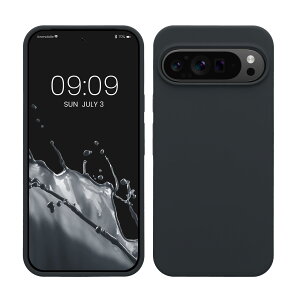 �y���������zkwmobile �X�}�z�P�[�X Google Pixel 9 Pro XL�Ή� �P�[�X - TPU ���L�b�h �V���R�� �J�o�[ - �ϏՌ� ���h�~ �T���T�� Case �F�F�u���[�x���[�̐A�T�C�Y�FPixel 9 Pro XL