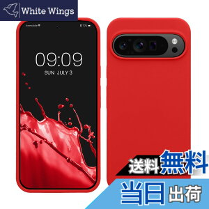 �y���������zkwmobile �X�}�z�P�[�X Google Pixel 9 Pro XL�Ή� �P�[�X - TPU ���L�b�h �V���R�� �J�o�[ - �ϏՌ� ���h�~ �T���T�� Case �F�F�N���V�b�N ���b�h�A�T�C�Y�FPixel 9 Pro XL