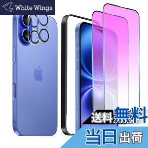 �y���������z�K���X�t�B���� iPhone 13mini �p �y2���Z�b�g�z�S�ʕی� �t�B���� �t���J�o�[ �t����� 5.4�C���`�Ή� �C�A�[�� �\��t���ȒP �F�F�u���[���C�g�J�b�g-9H�A�T�C�Y�FiPhone 16