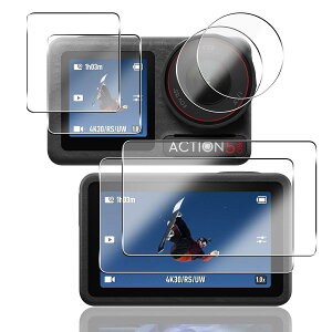 �y���������z�Ή� �K���X�t�B���� �ی�t�B���� ���E���h�G�b�W���H�Ȃ� �T�C�Y�F�Ή� Osmo Action 5 Pro