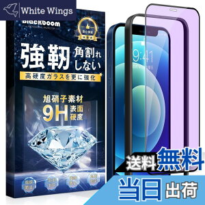 �y���������z�g�ѓd�b�ی�t�B����260723-6 �F�F�u���[���C�g�J�b�g�A�T�C�Y�FiPhone 12/12 Pro