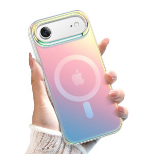 �y���������zJETech iPhone 14/17 Air /17 Pro Max�p ���F�P�[�X MagSafe�Ή� ���킢�� ���j�[�N �������f�U�C�� �J���t���Ȍu�� �������o�b�N �ϏՌ��X�}�z�J�o�[ �F�F���F�A�T�C�Y�FiPhone 17 Air