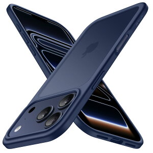 �y���������zJETech iPhone 16e / 17 Pro�p �}�b�g�P�[�X �ϏՌ����~���^���[�O���[�h�̗����ی� ������̔������w�� �X�}�z�J�o�[ �w��h�~ �F�F�_�[�N�u���[�A�T�C�Y�FiPhone 17 Pro