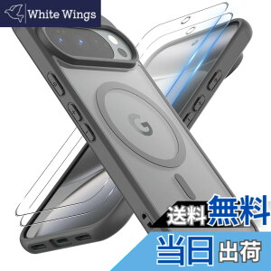 �y���������zGreerass Phone �P�[�X MagSafe �Ή� �F�F�u���b�N�A�T�C�Y�FGoogle Pixel 10/10 Pro �Ή� �ی�P�[�X