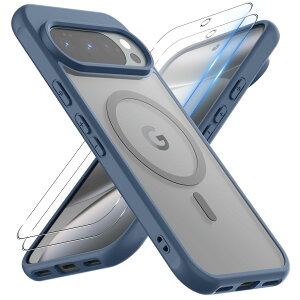 �y���������zGreerass Phone �P�[�X MagSafe �Ή� �F�F�u���[�A�T�C�Y�FGoogle Pixel 10/10 Pro �Ή� �ی�P�[�X