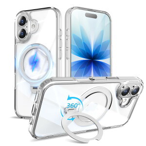 �y���������zMagSafe�Ή� �P�[�X�y ���C�����X�[�d�A�c�����Ή��A�B�����[���X�^���h�A�}�O�l�b�g���ځA�ϏՌ��A�S�ʕی�z �F�F�N���A�����A�T�C�Y�FiPhone 17 �p