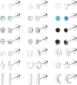 �y���������zJstyle 21�y�A �s�A�X ���f�B�[�X �l�C �Z�b�g �V���o�[ �S�[���h �u���b�N �s���N�S�[���h �X�^�b�h�s�A�X ������ �X�e�����X ���� �W���R�j�A �A�����M�[�Ή� � ���� �W���G