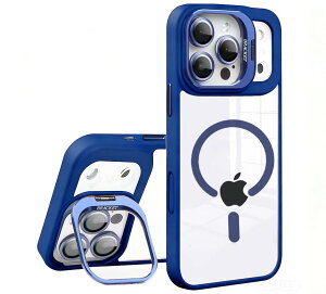 �y���������zKanyaku �p�̃P�[�X MagSafe�Ή� �����Y�ی� �X�^���h �X�g���b�v�z�[���t�� �F�F�u���[�A�T�C�Y�Fiphone17