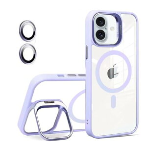 �y���������zKanyaku �p�̃P�[�X MagSafe�Ή� �����Y�ی� �X�^���h �X�g���b�v�z�[���t�� �F�Fpurple�A�T�C�Y�Fiphone17