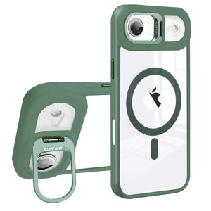 �y���������zKanyaku �p�̃P�[�X MagSafe�Ή� �����Y�ی� �X�^���h �X�g���b�v�z�[���t�� �F�F�O���[���A�T�C�Y�FIphone17Air