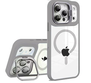 �y���������zKanyaku �p�̃P�[�X MagSafe�Ή� �����Y�ی� �X�^���h �X�g���b�v�z�[���t�� �F�F�O���[�A�T�C�Y�Fiphone17promax