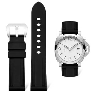 �y���������zHEYOZURY ���v�x���g �r���v�o���h �V���R�� 22mm 24mm 26mm ���o�[ �����x���g �ւ��x���g Panerai�o���h �p�i���C�x���g �I���K g-shock �Z�C�R�[ �V�`�Y�� �F�F�u���b�N�A�T�C�Y�F26mm