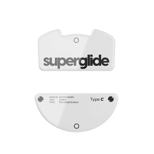 �y���������zSuperglide/ Superglide2 �}�E�X�\�[�� for Razer �}�E�X�t�B�[�g [ �����K���X�f�� ���E���h�G�b�a���H ���ϋv Super Smooth ] �F�F�z���C�g�A�T�C�Y�Fviper v3 Pro - Control