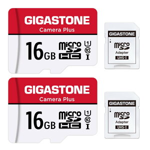 �y���������zGIGASTONE �}�C�N��sd�J�[�h 512-2-1 Core Group �F�F16GB Camera Plus 2���Z�b�g�A�T�C�Y�F16GB Camera Plus 2���Z�b�g
