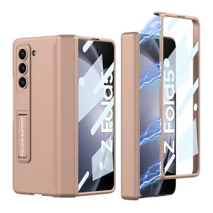 �y���������zGalaxy Z Fold5 �P�[�X �K���X�t�B�����t�� Samsung �M�����N�V�[Z �t�H�[���h5 / SC-55D / SCG22 �p �J�o�[ Uovon �X�}�z�P�[�X ���^ �q���W�ی� �y�� �X�^���h�t�� �S�ʕی� �J���������Y��