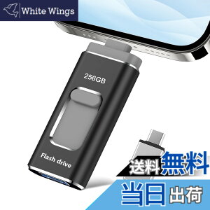 �y���������z4in1USB�������[128GB�y���@�\�f�[�^�Ǘ��ziPhone�Ή�USB������ �F�F�����A�T�C�Y�F256GB