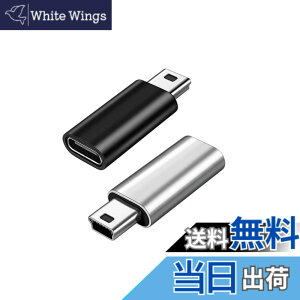�y���������zYFFSFDC USB C to �~�jUSB �ϊ��A�_�v�^ 2�Z�b�g USB C (���X) - Mini USB(�I�X)�A�_�v�^�[ USB Mini B�I�Xto USB C �ϊ��R�l�N�^ �[�d�ƃf�[�^�]�� �ϊ��A�_�v�^�[ �F�F�u���b�N�A�V���o�[