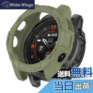 �y���������zSHEAWA for Garmin�K�[�~�� Fenix 7X Pro �P�[�X �J�o�[ �ی�P�[�X �݊��i Epix Pro 51mm TPU�S�� �ی�J�o�[ �ϏՌ� �A�N�Z�T���[ �F�F�A�[�~�[�O���[��