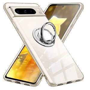 �y���������zGoogle Pixel 7A �P�[�X �N���A �����O�t�� TPU �s�N�Z�� 7A �J�o�[ ��p ���ϖh�~ �ϏՌ� ���^ �ԍڃz���_�[�Ή� ����~�� �����h�~ �F�F�N���A�A�T�C�Y�FGoogle Pixel 8 Pro